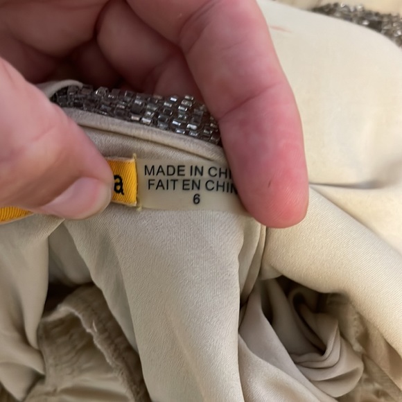 Nude sequin mini dress x Alice + Olivia - Picture 7 of 7